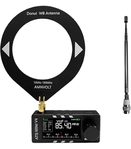 Amazon.co.jp: AMNVOLT V4 ATS MINI ラジオ IPS スクリーン Si4732 DSP